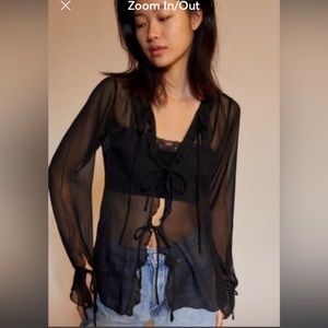 Urban outfitters sheer top